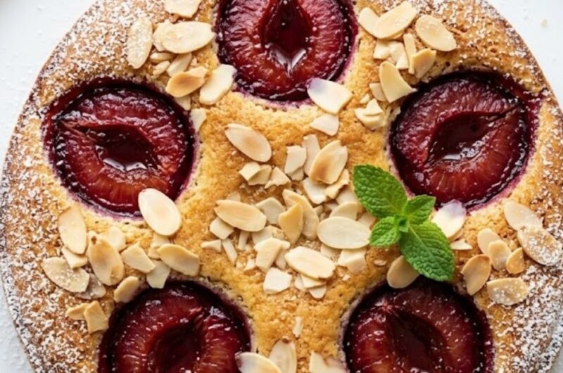 Mary Berry Plum and Almond Cake