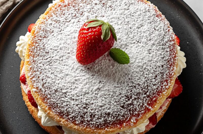 Mary Berry Strawberry and Cream Cake